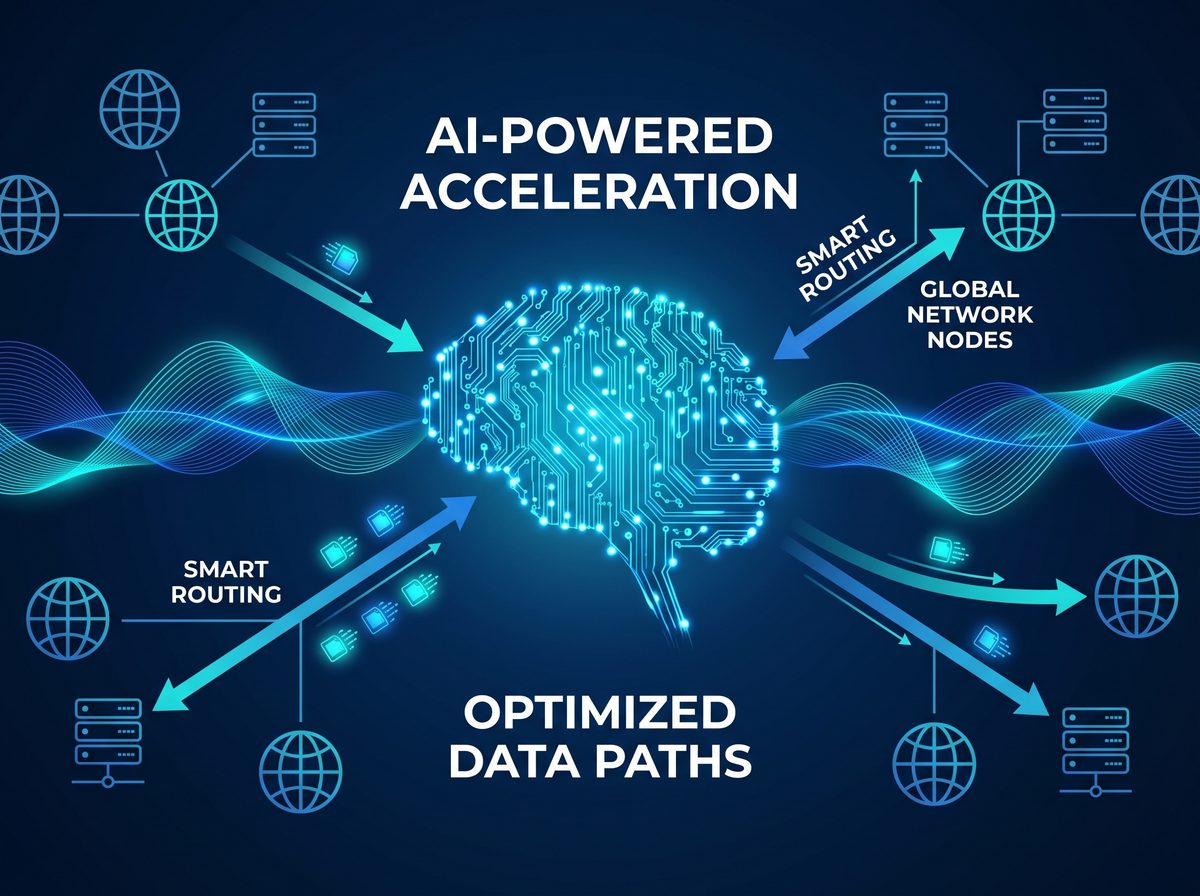 加速器同时AI智能路由技术